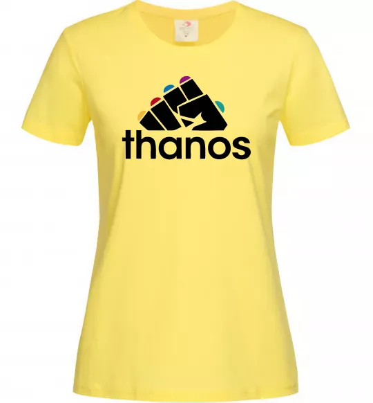 Жіноча футболка Thanos рукавиця Лимонний фото