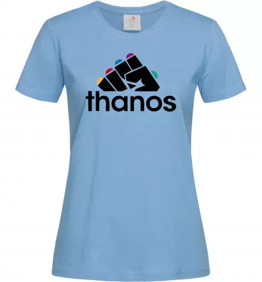 Жіноча футболка Thanos рукавиця Блакитний фото