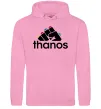 Чоловіча толстовка (худі) Thanos рукавиця Рожевий фото
