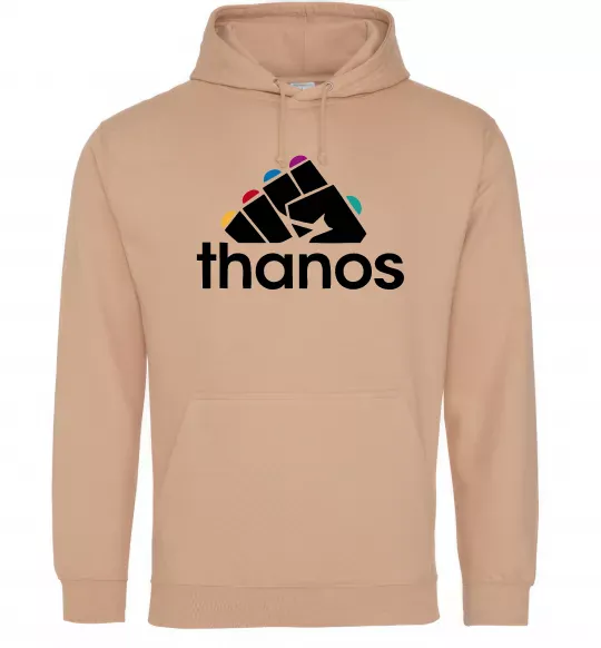 Мужская толстовка (худи) Thanos рукавиця Песочный фото