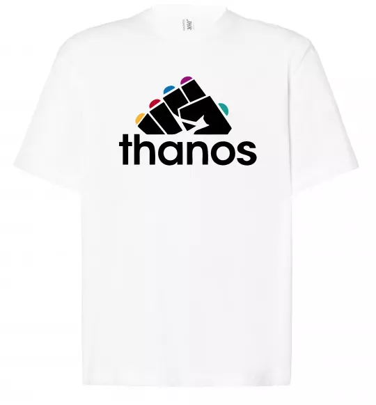 Футболка Оверсайз Thanos рукавиця Белый фото