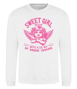 Свитшот Sweet girl with anger