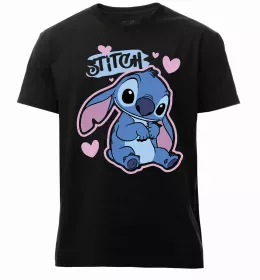Мужская премиум футболка Stitch Белый фото