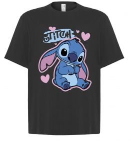 Футболка Оверсайз Стіч сердця