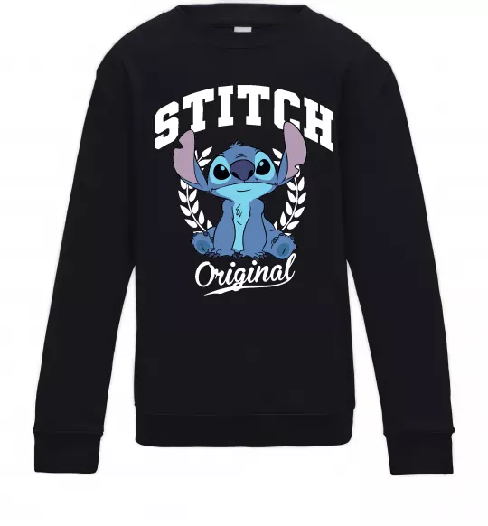 Детский Свитшот Stitch original Черный фото