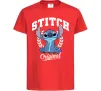 Детская футболка Stitch original Красный фото