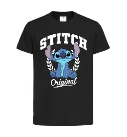 Детская футболка Stitch з квітами Лимонный фото