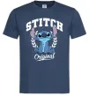 Мужская футболка Stitch original Темно-синий фото