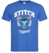 Мужская футболка Stitch original Ярко-синий фото