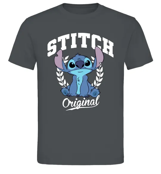 Мужская футболка Stitch original Графит фото
