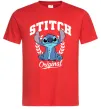 Мужская футболка Stitch original Красный фото