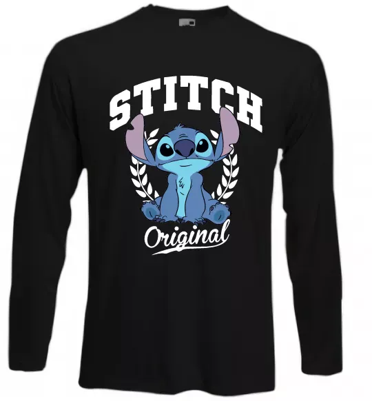 Лонгслив Stitch original Черный фото