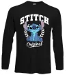 Лонгслив Stitch original Черный фото