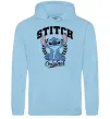 Чоловіча толстовка (худі) Stitch original Блакитний фото