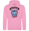 Женская толстовка (худи) Stitch original Розовый фото