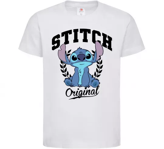 Детская футболка Stitch original Белый фото
