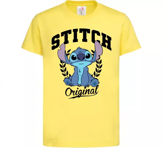 Детская футболка Stitch original Лимонный фото