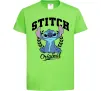 Детская футболка Stitch original Лаймовый фото