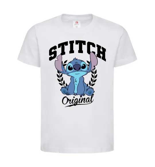Дитяча футболка Stitch original Білий фото