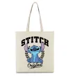 Эко-сумка Stitch original Бежевый фото