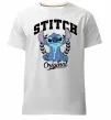 Мужская премиум футболка Stitch original Белый фото