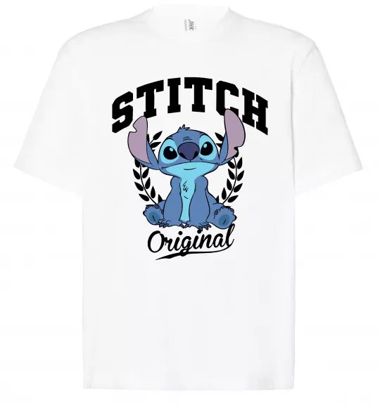 Футболка Оверсайз Stitch original Белый фото