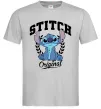 Мужская футболка Stitch original Серый фото