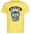 Мужская футболка Stitch original Лимонный фото