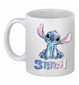 Чашка керамічна Стіч акварель