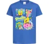 Детская футболка Губка Боб колаж Ярко-синий фото