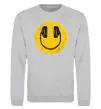 Свитшот Music smile Серый меланж фото