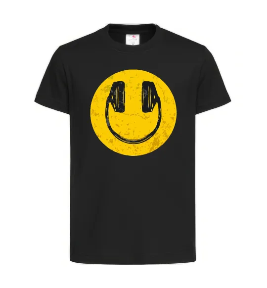 Детская футболка Music smile Черный фото