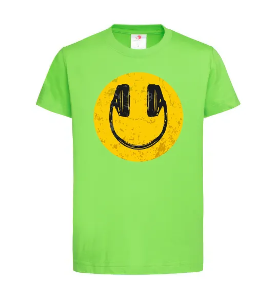 Детская футболка Music smile Лаймовый фото