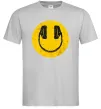 Чоловіча футболка Music smile Сірий фото