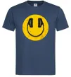 Чоловіча футболка Music smile Темно-синій фото
