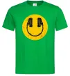 Чоловіча футболка Music smile Зелений фото