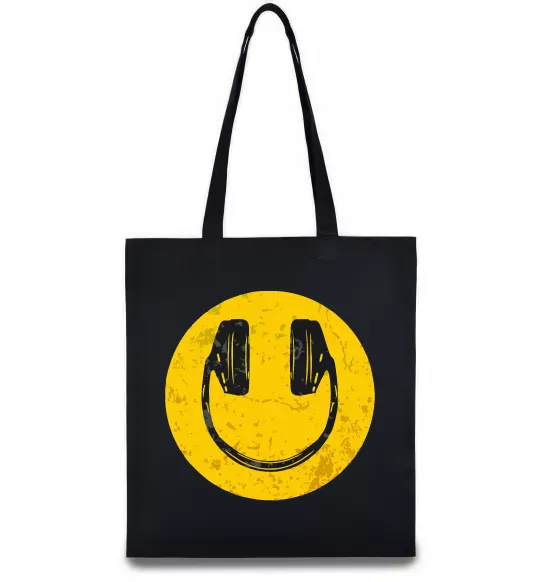 Еко-сумка Music smile Чорний фото