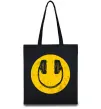 Еко-сумка Music smile Чорний фото
