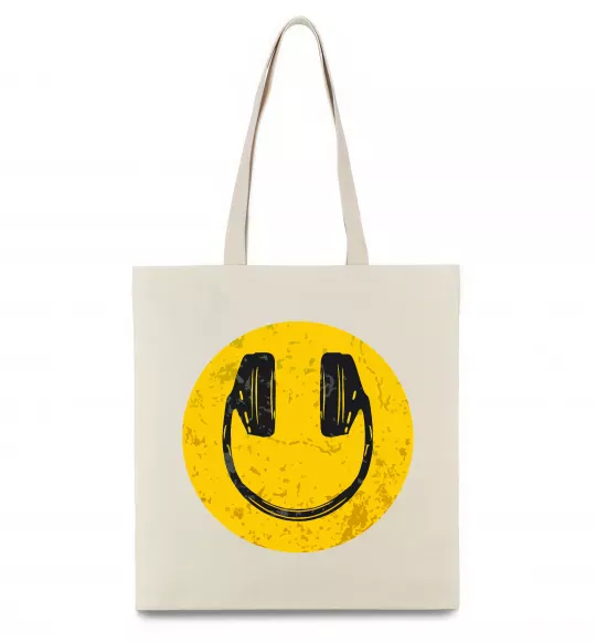 Еко-сумка Music smile Бежевий фото