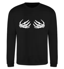 Свитшот Skeleton hands Черный фото