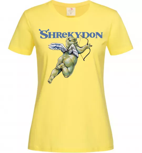 Женская футболка Schrekydon Лимонный фото