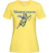 Женская футболка Schrekydon Лимонный фото