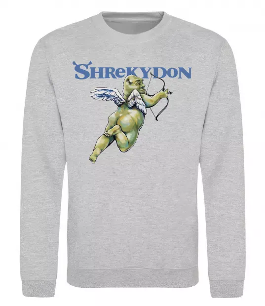 Свитшот Schrekydon Серый меланж фото