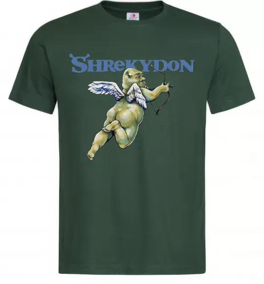 Чоловіча футболка Schrekydon Темно-зелений фото