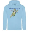 Мужская толстовка (худи) Schrekydon Голубой фото