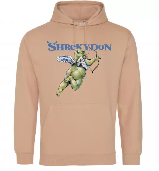 Женская толстовка (худи) Schrekydon Песочный фото