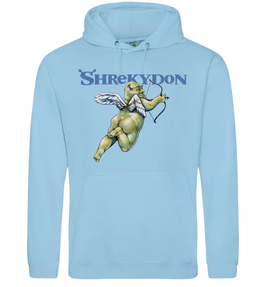 Женская толстовка (худи) Schrekydon Голубой фото
