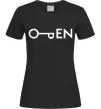 Женская футболка Open ключ Черный Женская футболка Open ключ Черный фото