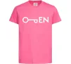Детская футболка Open ключ Ярко-розовый фото