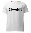 Чоловіча преміум футболка Open ключ Білий фото